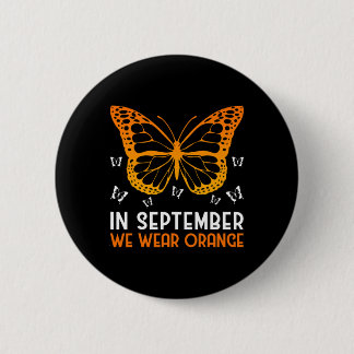 Leukämie Bewusstsein im September tragen wir Orang Button