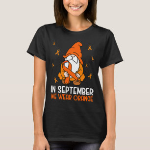 Leukämie-Bewusstsein Im September tragen wir Orang T-Shirt