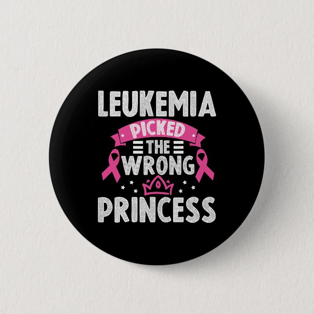 Leukämie Bewusstsein Leukämie Der falsche Prinz Button (Vorderseite)