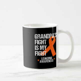 Leukämie Bewusstsein Monat Großpa Fight Orange Rib Kaffeetasse