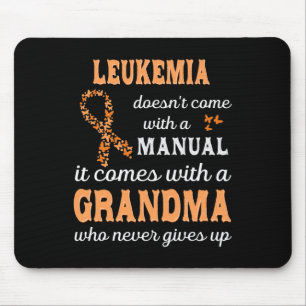 Leukämie Bewusstsein Oma Unterstützung Leukämie Wa Mousepad