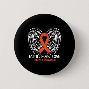 Leukämie Bewusstsein Orange Survivor Ribbon Men Wo Button