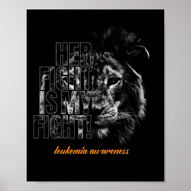 Leukämie Bewusstsein Poster (Vorne)
