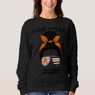 Leukämie Bewusstsein, sein Kampf ist meine Unterst Sweatshirt