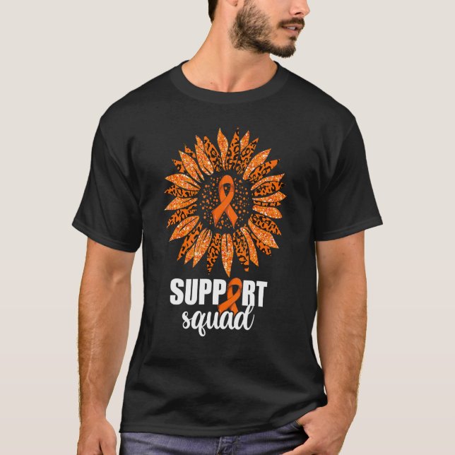 Leukämie Bewusstsein Sonnenblume Schmetterling T-Shirt (Vorderseite)