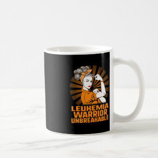 Leukämie Bewusstsein starke Warriorin Orange Rib Kaffeetasse