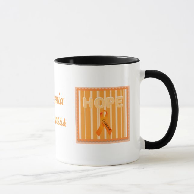 Leukämie-Bewusstseins-Hoffnungs-Tasse Tasse (Rechts)