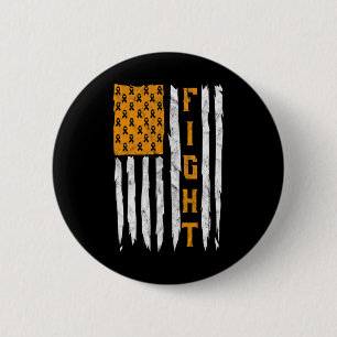 Leukämie-Bewusstseinsmonat Amerikanische Flagge Bl Button