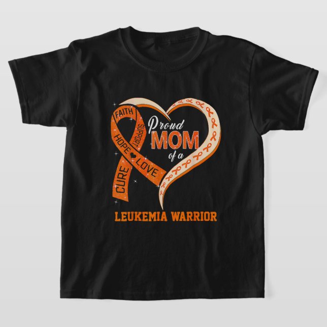 Leukämie Bewusstseinsstörung Mama eines Leukämiewa T-Shirt (Ablage )