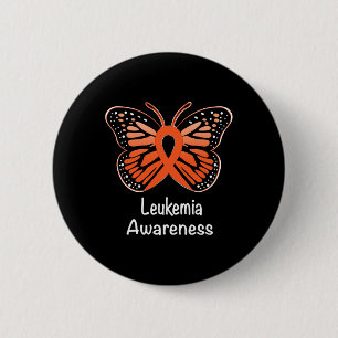 Leukämie Bewusstseinswarnung Unterstützung Orange Button