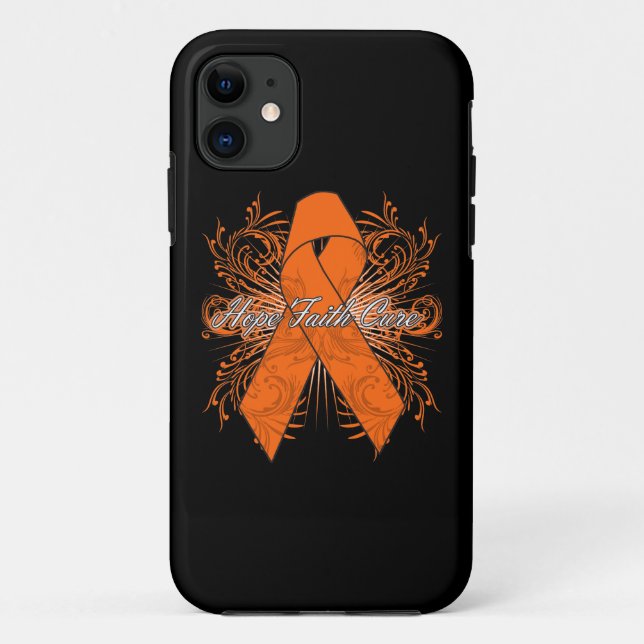 Leukämie blühen Hoffnungs-Glauben-Heilung Case-Mate iPhone Hülle (Rückseite)