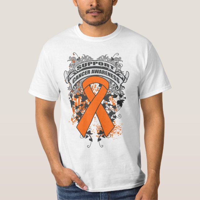 Leukämie - cooler Stützbewusstseins-Slogan T-Shirt (Vorderseite)