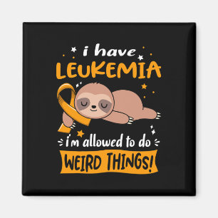Leukämie, die ich seltsame Dinge tun darf Magnet