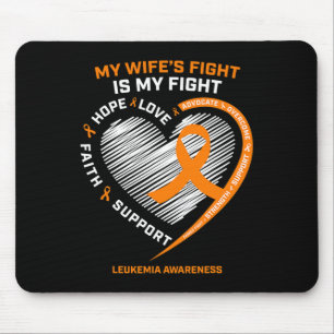 Leukämie Ehefrau zur Bewusstseinsbildung Mousepad