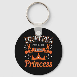 Leukämie erntete die falschen Prinzessin-Krebserwa Schlüsselanhänger
