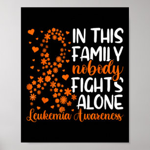 Leukämie Familienunterstützung Leukämie Bewusstsei Poster