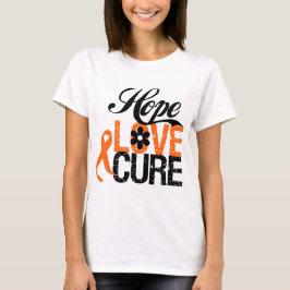 LEUKÄMIE Hoffnungs-Liebe-Heilungs-Geschenke T-Shirt