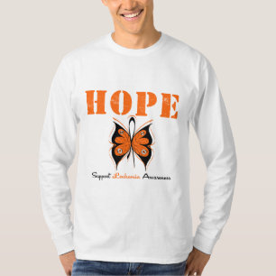 Leukämie-Hoffnungs-Schmetterling T-Shirt