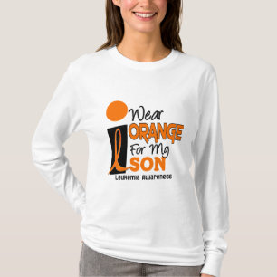 Leukämie I ABNUTZUNGS-ORANGE FÜR MEINEN SOHN 9 T-Shirt