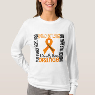 Leukämie I tragen stolz Orange 2 T-Shirt