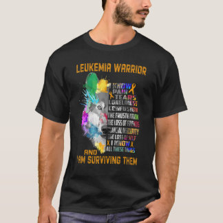 Leukämie Ich kenne all diese Dinge und ich bin übe T-Shirt