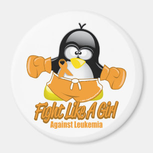 Leukämie-kämpfender Pinguin Magnet