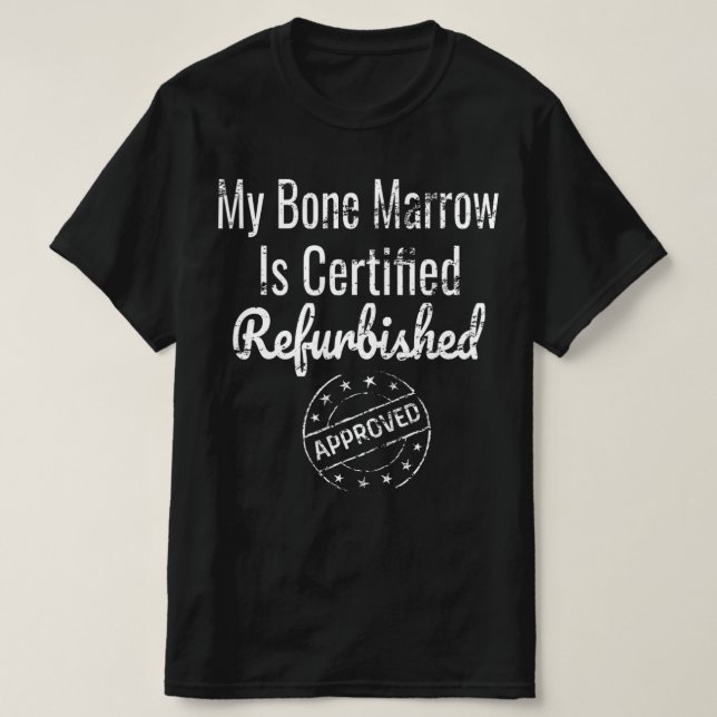 Leukämie Knochenmark Aplastische Anämie Bewusstsei T-Shirt (Design vorne)