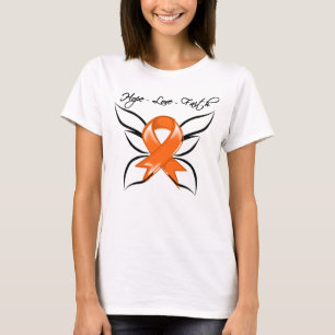 Leukämie-Krebs-Hoffnungs-Liebe-Glaube T-Shirt