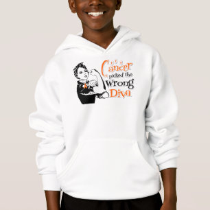 Leukämie-Krebs wählte die falsche Diva aus Hoodie