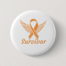 Leukämie - Krebsbewusstsein - Orangengelflügel