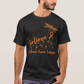 Leukämie Krebskrieger-Libelle glauben Hoffnung T-Shirt