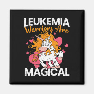 Leukämie-Krieger sind magische Unicorn Leukämie Aw Magnet