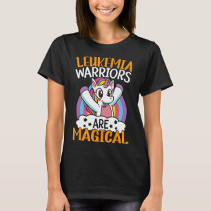 Leukämie-Krieger sind magische Unicorn Leukämie Aw T-Shirt