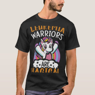 Leukämie-Krieger sind magische Unicorn Leukämie Aw T-Shirt