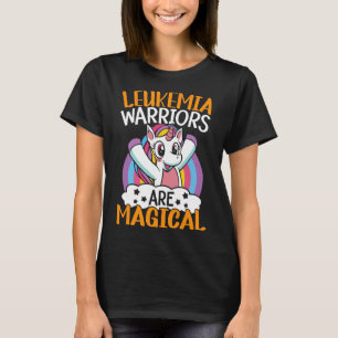 Leukämie-Krieger sind magische Unicorn Leukämie Aw T-Shirt