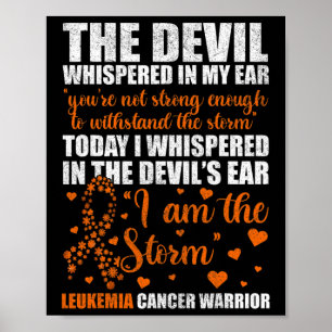 Leukämie Poster