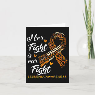 Leukämie Sensibilisierungskampagne Ihr Kampf ist u Karte