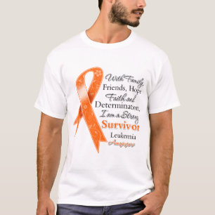 Leukämie-Stützstarker Überlebender T-Shirt