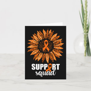 Leukämie-Support-Squad-Shirt Karte