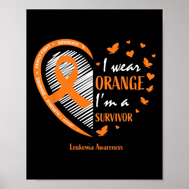 Leukämie Survivor gibt Frauen Männer Kinder Mama S Poster (Vorne)