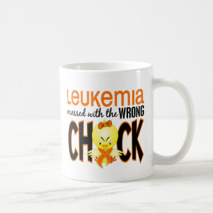 Leukämie verwirrt mit dem falschen Küken Kaffeetasse