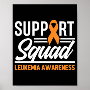 Leukämie Warrior Support Squad Leukämie Poster