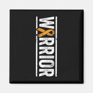 Leukämie Warrior - Vertikale Orangenkrebserkrankun Magnet