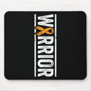Leukämie Warrior - Vertikale Orangenkrebserkrankun Mousepad