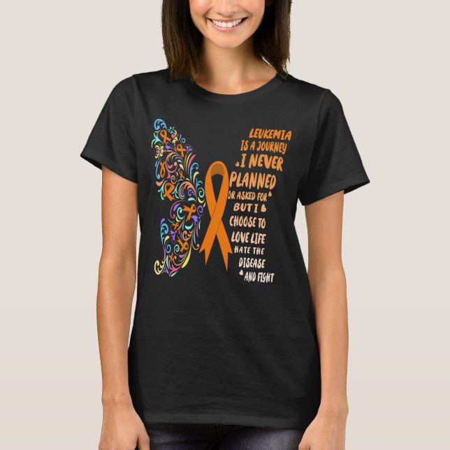 Leukämiereise Lebenskampf T-Shirt (Vorderseite)