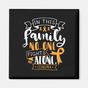 LEUKEMIA AWARENESS BONE MARROW FAMILIE KEIN ALLEIN MAGNET