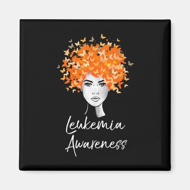 Leukemia Awareness Butterfells Geschenk Magnet (Vorne)