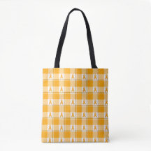 Leukemia Awareness Plaid Orange Ribbon