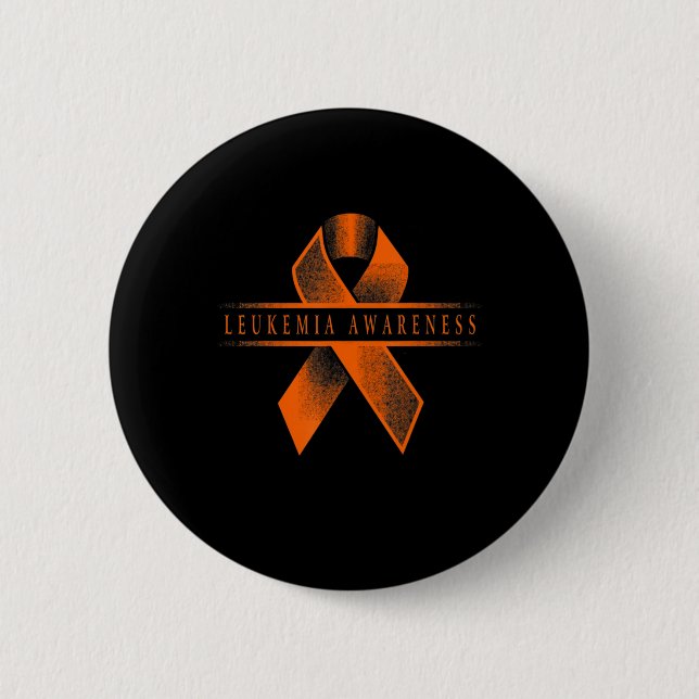 Leukemia Awareness Ribbon  Button (Vorderseite)