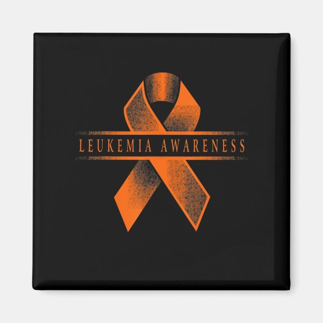 Leukemia Awareness Ribbon  Magnet (Vorne)